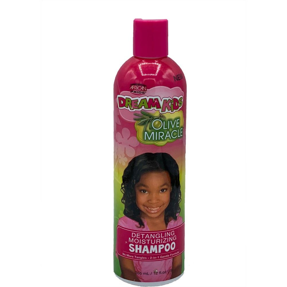 African Pride Dream Kids Olive Miracle Detangling Moisturizing Shampoo - 355ml - Becurly