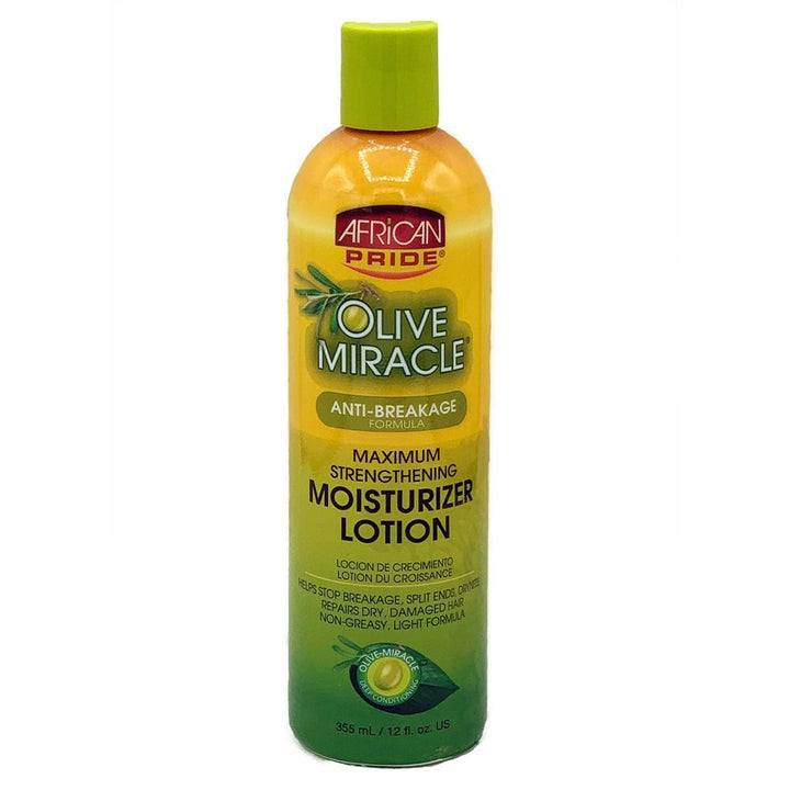 African Pride Olive Miracle Moisturizer Lotion - 355ml - Becurly