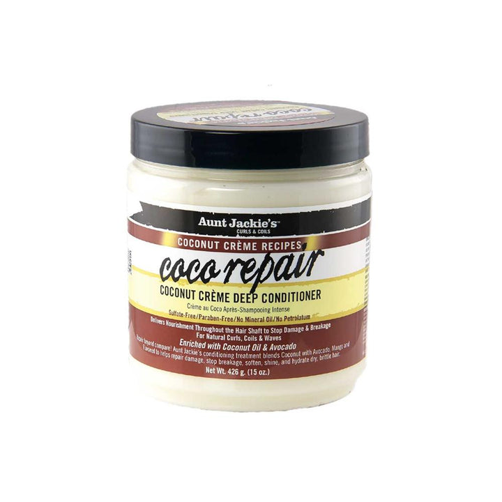 Aunt Jackie's Coco Repair Deep Conditioner - 443ml - Becurly