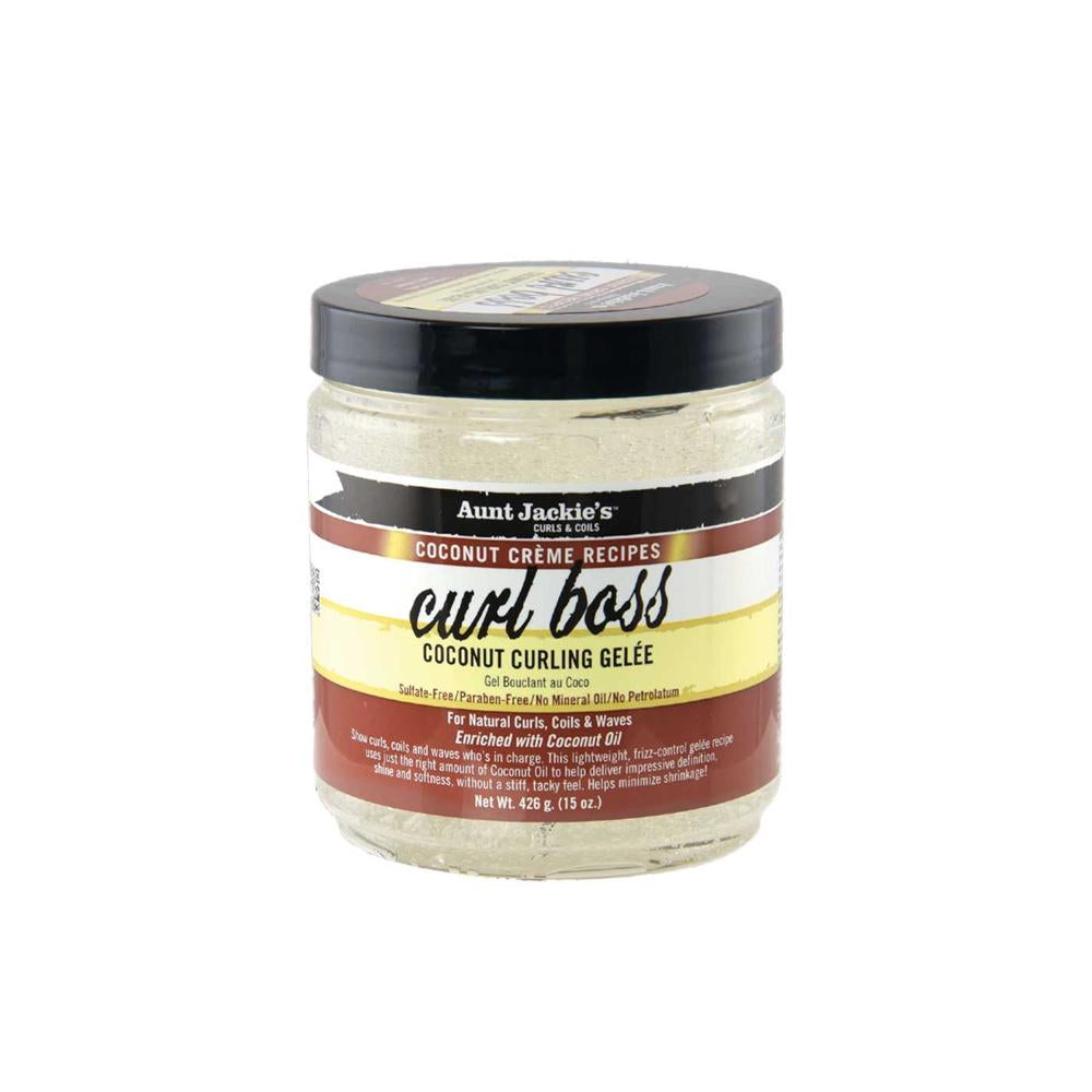 Aunt Jackie's Coconut Creme Recipes Curl Boss Coconut Curling Gélee - 426Gr - Becurly