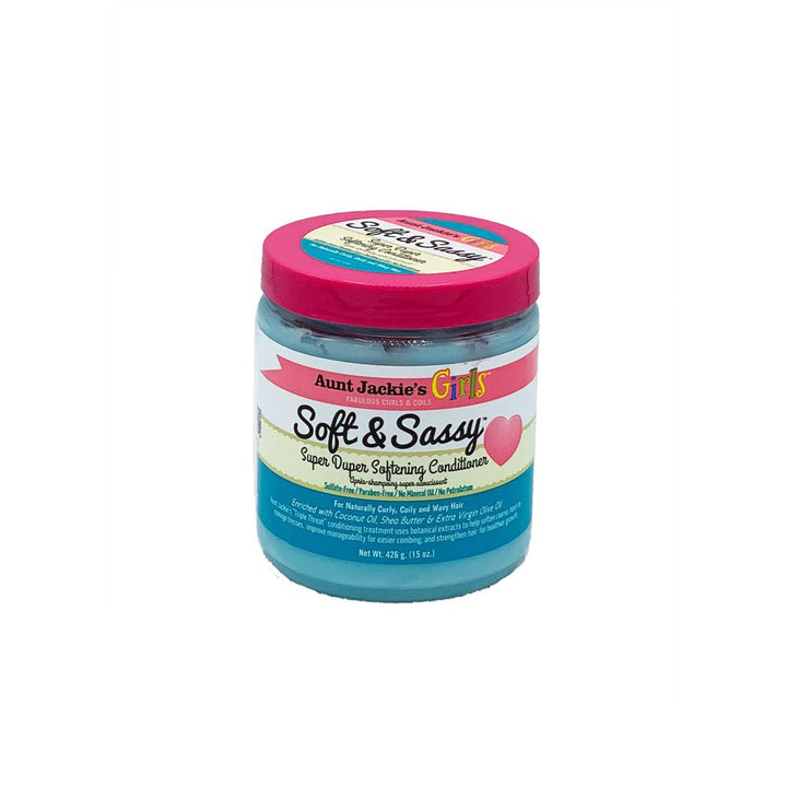 Aunt Jackie's Curls & Coils Girls Soft & Sassy Super Duper Softening Conditioner - 426Gr - Becurly