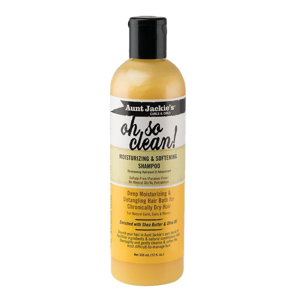 Aunt Jackie's Curls &amp; Coils Oh So Clean! Moisturizing &amp; Softening Shampoo 355ml - Becurly