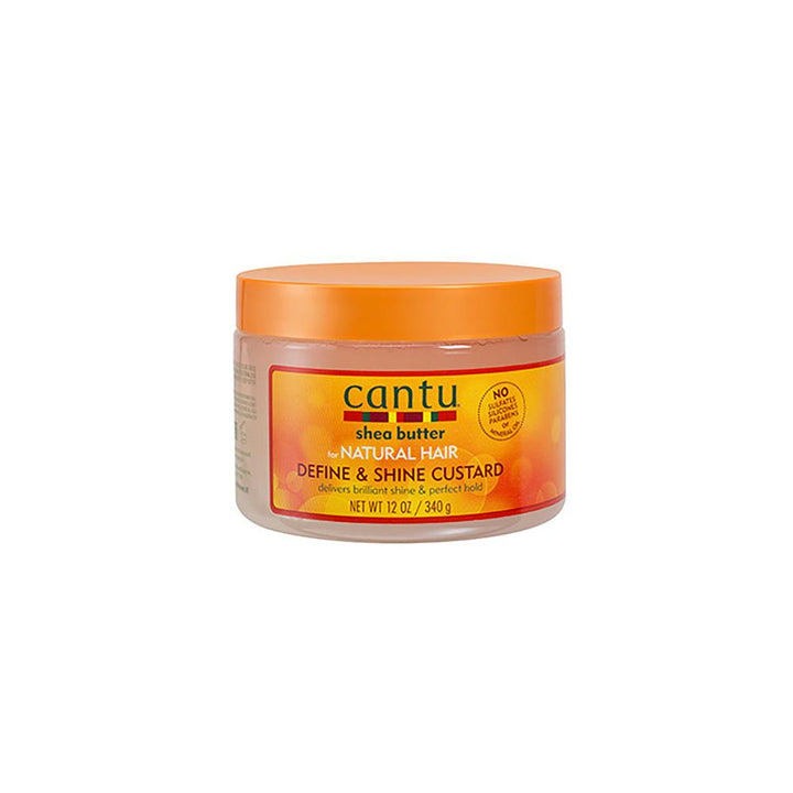 Cantu Shea Butter Natural Hair Define & Shine Custard - 340 Gr - Becurly