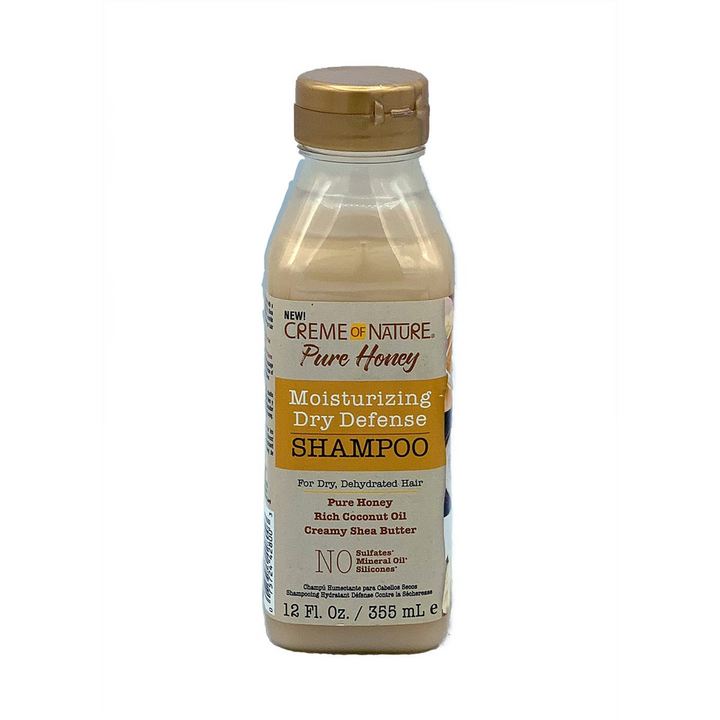 Creme Of Nature Pure Honey Hydrating Dry Defence Shampoo - 355ml - Becurly