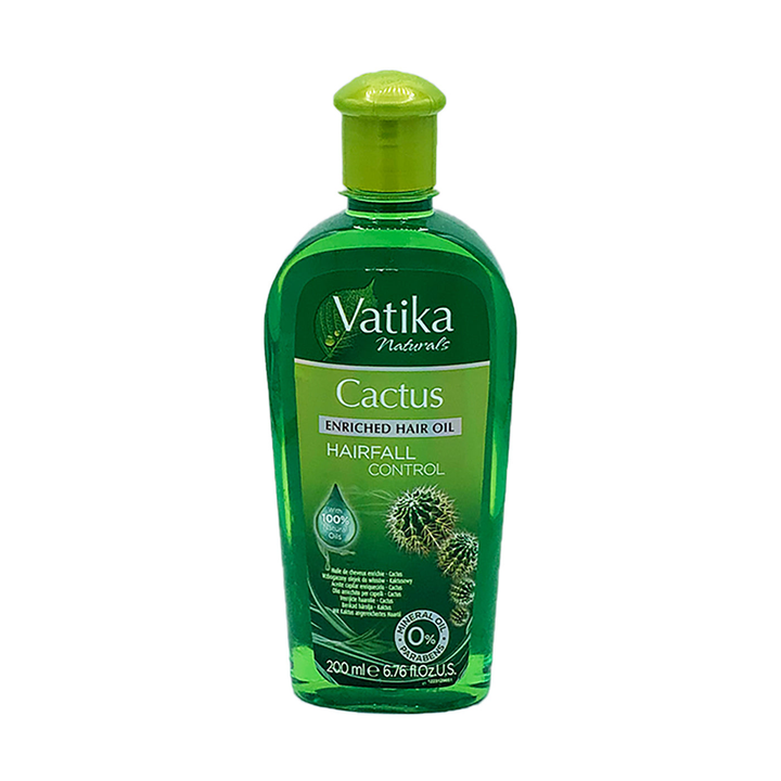 Dabur Vatika Natural Indian Cactus Hair Oil - 200ml - Becurly