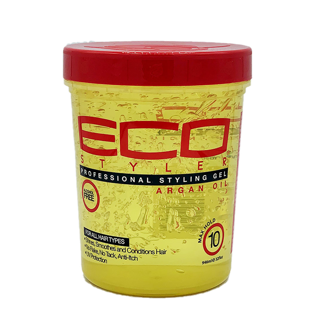 Eco Style Professional Styling Gel Argan Oil Max Hold 946ml - Becurly