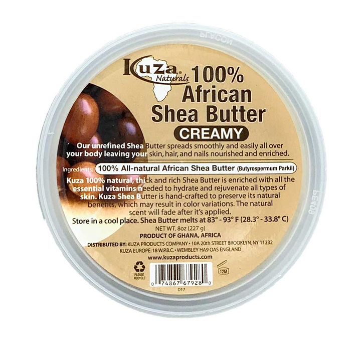 Kuza Naturals 100% African Shea Butter Creamy - 425Gr | CG-vriendelijk | BeCurly.nlKuza Naturals 100% African Shea Butter Creamy - 425Gr | CG-vriendelijk | BeCurly.nl - Becurly