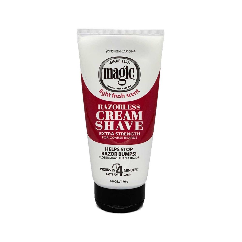 Magic Razorless Cream Shave Extra Strength - 170Gr | CG-vriendelijk | BeCurly.nl - Becurly