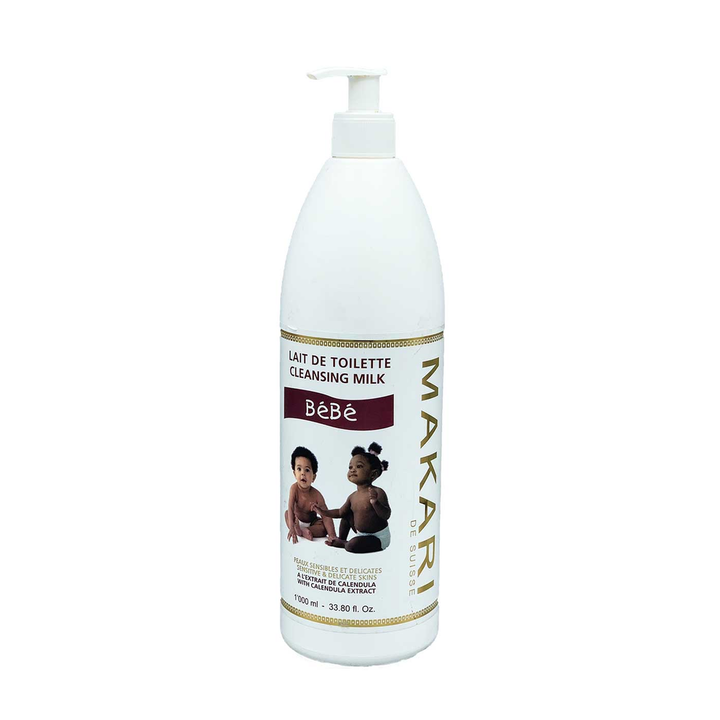 Makari Bebe Cleansing Milk Bath Wash - 1000ml - Becurly