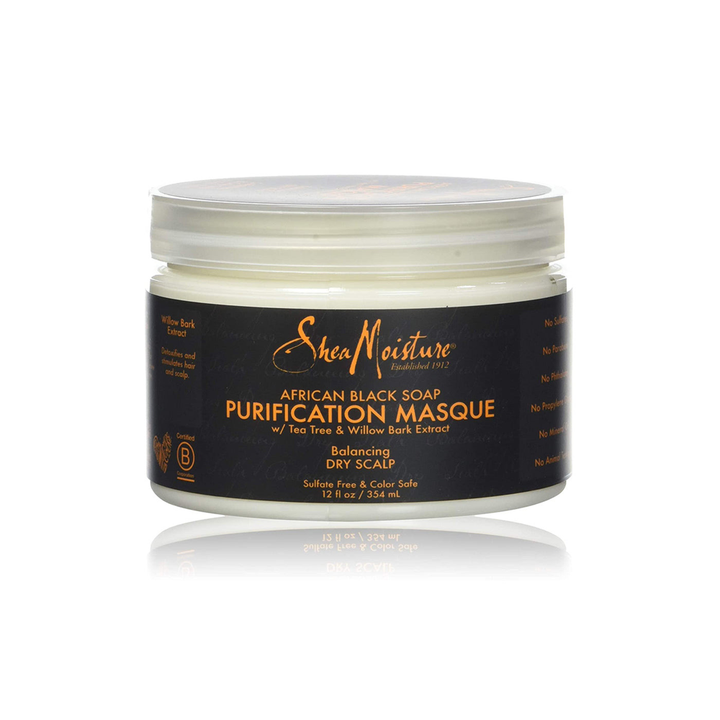 Shea Moisture African Black Soap Purification Masque 354ml - Becurly