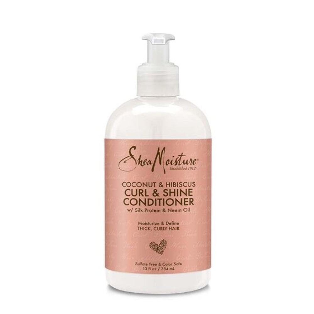 Shea Moisture Coconut and Hibiscus Curl & Shine Conditioner - 384ml - Becurly