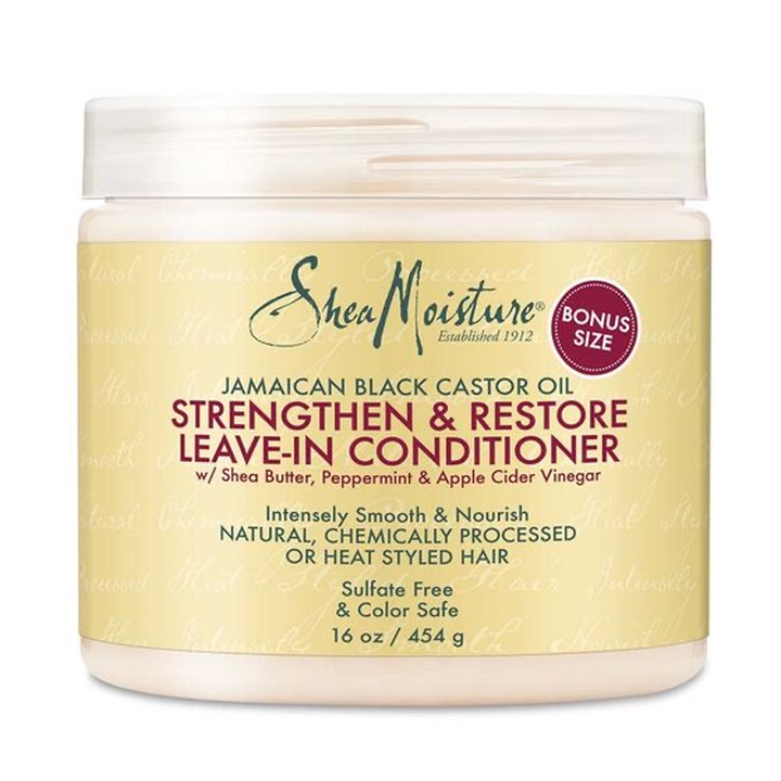 Shea Moisture Jamaican Black Castor Oil Strengthen & Restore Leave-In Conditioner - 454Gr - Becurly