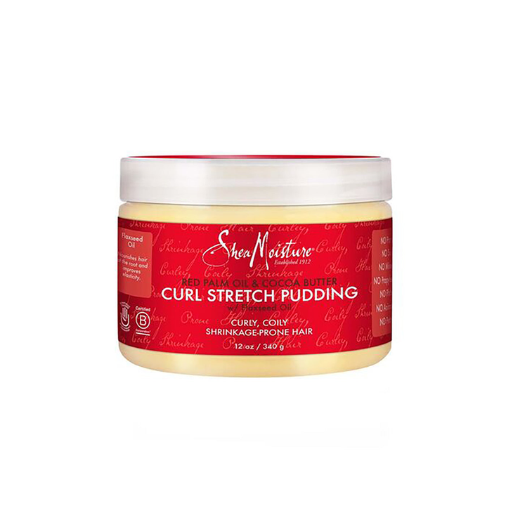 Shea Moisture Red Palm Oil & Cocoa Butter Elongating Pudding 340Gr - Becurly