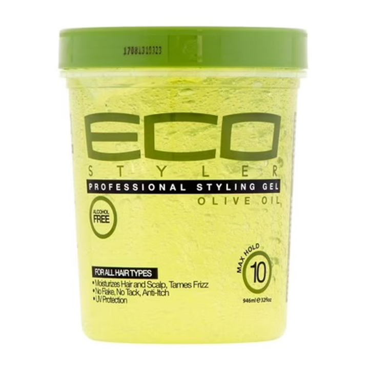 Eco Style Professional Styling Gel Olive Oil Max Hold - 946ml | CG Friendly | BeCurly.nl - Becurly